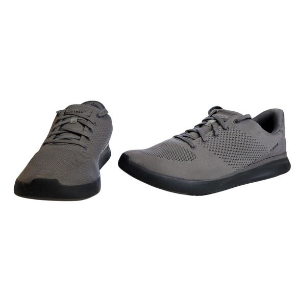Kizik Lima Sneakers Men 14 Graphite Gray Breathable Hands Free Slip On Knit Shoe - Picture 1 of 13